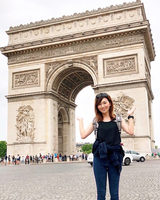 フランスの首都パリにあるエトワール凱旋門