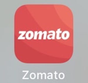 zomatのアプリ画像